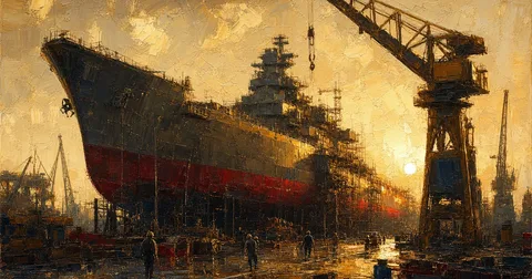 RÉCIT : L'histoire du cuirassé Defiant, du rêve doré de Trump au mur du Congrès