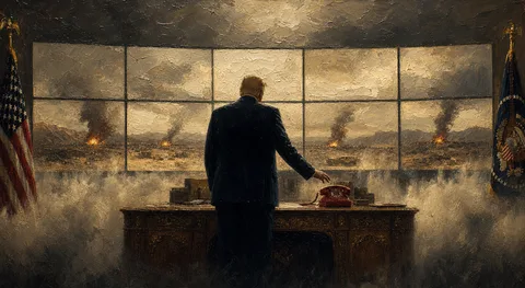 CHRONIQUE : Trump réunit son cabinet à Camp David dans l'ombre de la guerre en Iran et des midterms