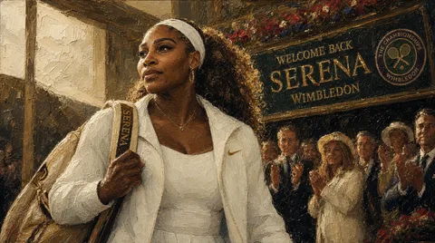 Serena Williams, le retour ému d'une légende sur le gazon de Wimbledon