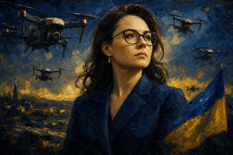 Yuliia Svyrydenko, the prime minister negotiating Ukraine's drone billions