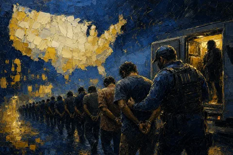 Inside the machinery of ICE's 10,000 arrests in five days
