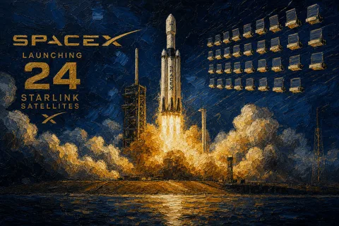 SpaceX Launches 24 Starlink Satellites, the West Locks Down Space