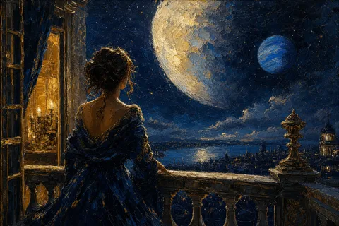 The Night I Watched the Moon Brush Past Neptune From My Balcony