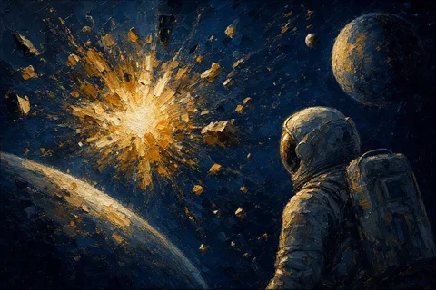 Pourquoi une explosion dans l'espace serait totalement silencieuse