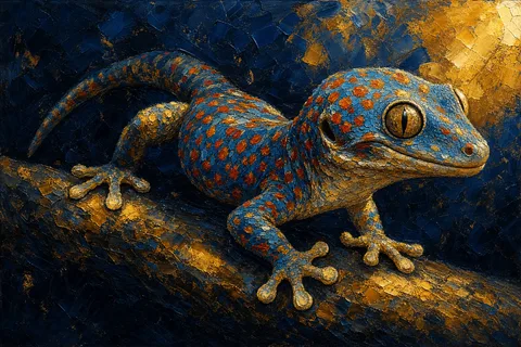 Un gecko entièrement noir vient d'être découvert en Asie du Sud-Est