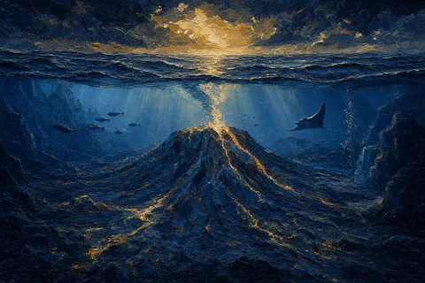 Earth's largest volcano sleeps beneath the Pacific, out of sight