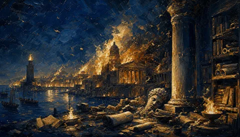 The stubborn myth of the Library of Alexandria burned in a single night