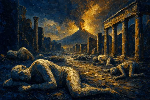 The Frozen Bodies of Pompeii Are Not Human Remains