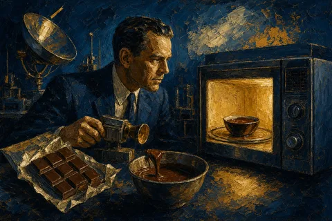 La barre de chocolat fondue qui a inventé le four à micro-ondes