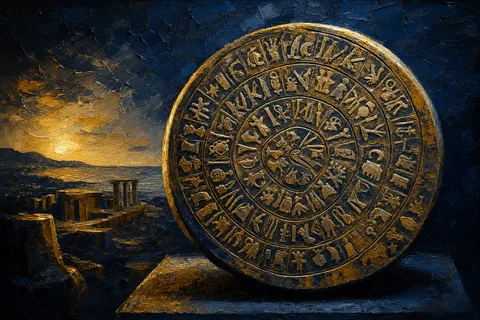 The Phaistos Disc carries a script that is still undeciphered