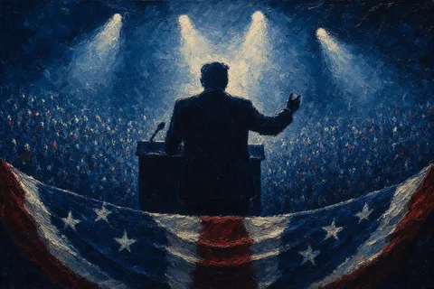 CHRONIQUE : Le bassin réfléchissant et le procès quantique — Trump entre grandeur et siège