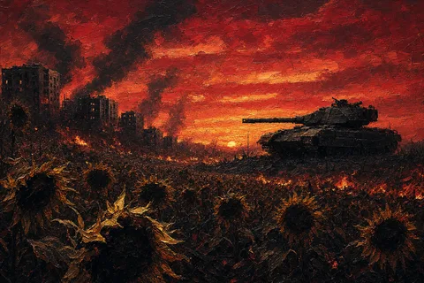 NARRATIVE: Nights of Fire Over Occupied Donetsk — Drones, Blackouts, and the Sky as Counteroffensive