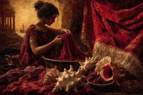 La pourpre de Tyr coûtait plus cher que l'or dans l'Antiquité