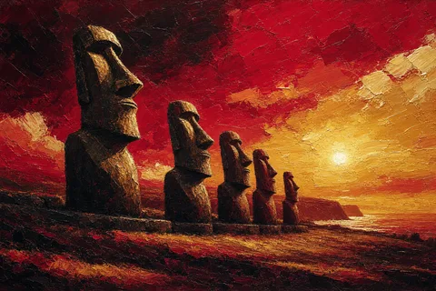 DID YOU KNOW 80-ton statues actually "walked" across Easter Island